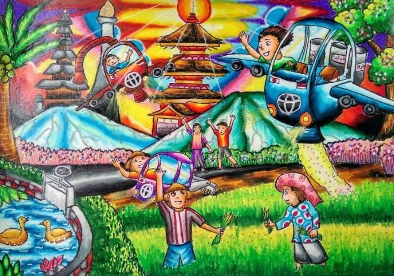 15+ bức tranh vẽ thành phố tương lai đơn giản & cách vẽ tranh